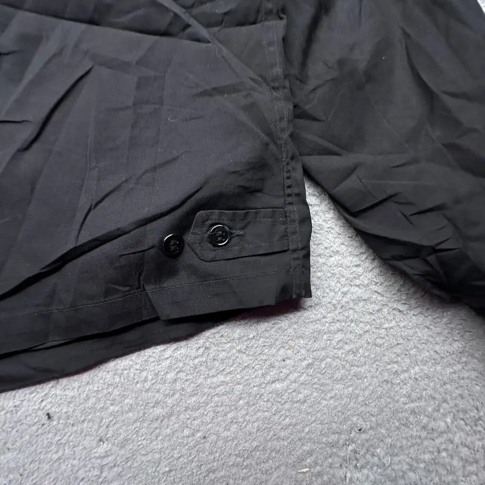 Vintage US Navy USN Creighton Uniform Jacket W/Liner XL Deck Black Bomber